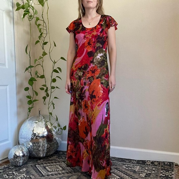 Vintage Dresses & Skirts - Reversible Maxi Dress